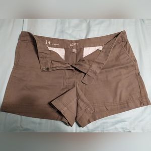 Loft Taupe Shorts 14